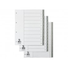 Divisore numerico Q-Connect grigio XL 24,5x29,7 cm ppl 1-31 KF02296