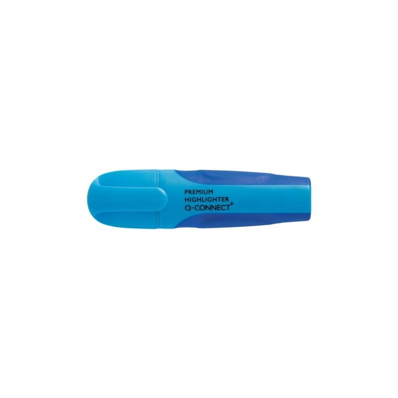 Evidenziatore Q-Connect 2-5 mm blu  KF16038 (Conf.10)