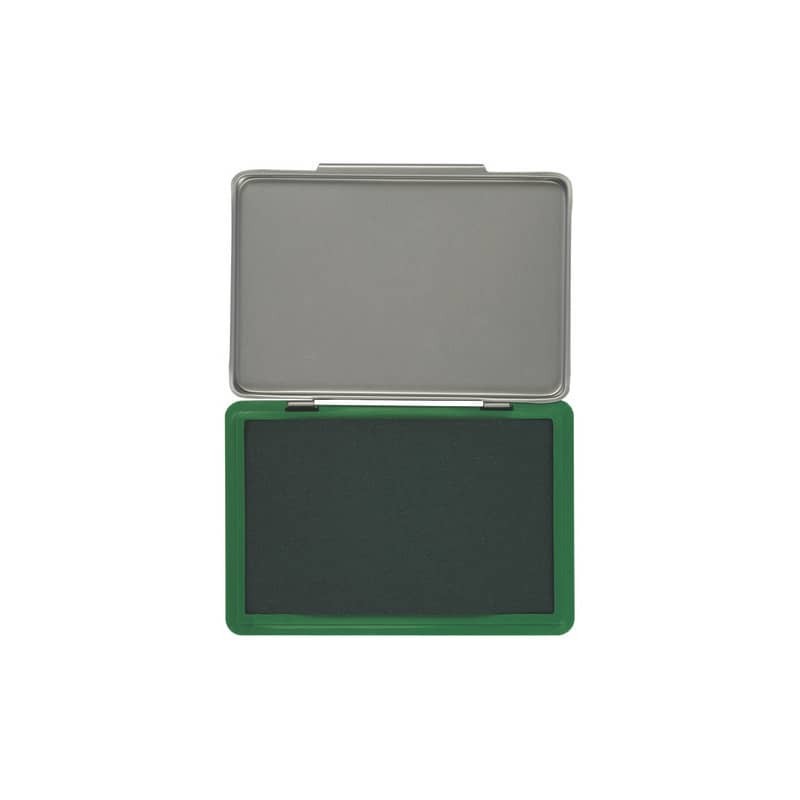 Cuscinetto per timbri Q-Connect 11x7 cm verde KF25210