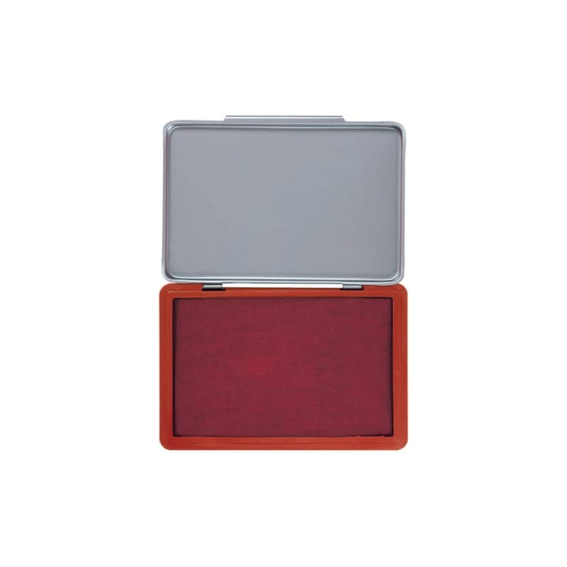 Cuscinetto per timbri Q-Connect 11x7 cm rosso KF25212