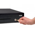Cassetto portadenaro Safescan LD-4141 in metallo/plastica nero 132-0423