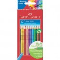 Matite colorate Faber-Castell Colour Grip assortiti astuccio da 12 - 112469