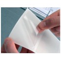 Tasche adesive permanenti Q-Connect 46x75mm trasparenti conf. da 6 - KF13781