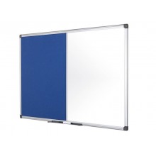 Pannelli Bi-office Maya combinata feltro/acciaio 90x60 cm. bianco XA0322170