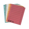 Separatore per archivio con perforazione universale Q-Connect 24x30 cm 230 g/m² assortiti  conf. da 100 - KF00642