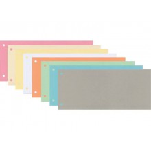 Separatore per archivio con due fori Q-Connect 24x10,5 cm 190 g/m² blu conf. da 100 - KF00512