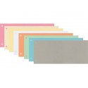 Separatore per archivio con due fori Q-Connect 24x10,5 cm 190 g/m² rosa conf. da 100 - KF00517