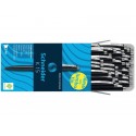 Penna a sfera a scatto Schneider K 15 ricaricabile tratto M nero Conf. 50 pezzi - P003081