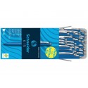 Penna a sfera a scatto Schneider K 15 ricaricabile tratto M blu Conf. 50 pezzi - P003083