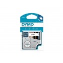 Nastro per etichettatrici Dymo D1 Poliestere extra strong 12 mm x 5,5 m nero/bianco - S0718060