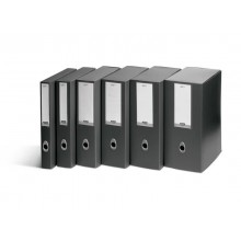 Scatole portaprogetti LEONARDI Plus VIP 25,5x35,5 cm PPL antracite dorso 15 cm 1007501 (Conf.5)