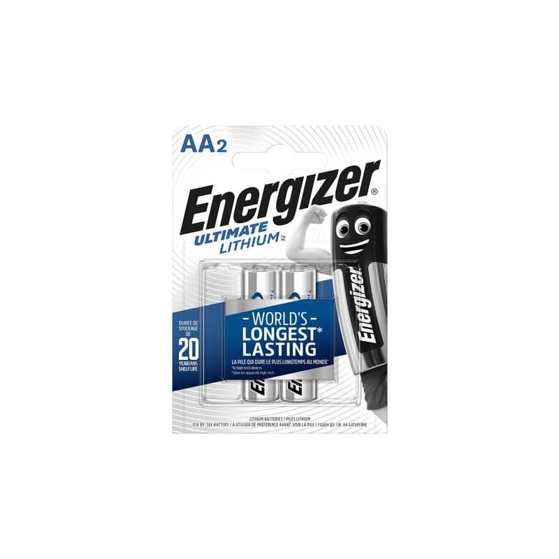 Batterie ENERGIZER Ultimate Lithium AA  conf. da 2 - E301535201