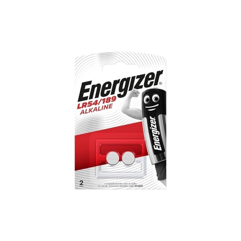 Batterie alcaline a bottone ENERGIZER LR54/189 conf. da 2 - E301536700