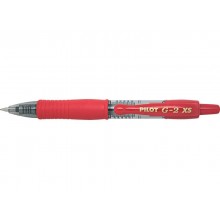 Roller gel a scatto ricaricabile Pilot G-2 Pixie 0,7 mm rosso 001412 (Conf.12)
