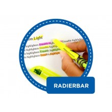 Evidenziatore a penna cancellabile Pilot Frixion Light - tratto 3,3 mm - giallo 009138 (Conf.12)