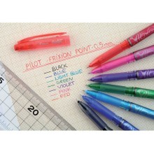 Penna a sfera cancellabile Pilot Frixion Point - punta 0,5 mm - inchiostro nero - 006413