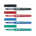 Penna roller ricaricabile a inchiostro liquido Pilot HI-TECPOINT V5 Begreen 0,5 mm nero - 040325