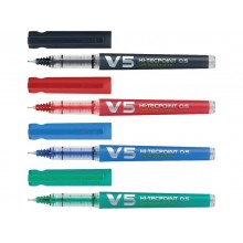 Penna roller ricaricabile a inchiostro liquido Pilot HI-TECPOINT V5 Begreen 0,5 mm nero - 040325