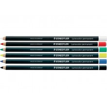 Matita vetrografica Staedtler Lumocolor Permanent Glasochrom 108 20 bianco 108 20-0 (Conf.12)