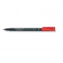 Penna a punta sintetica Staedtler Lumocolor permanent pen 313 S rosso 313-2 (Conf.10)