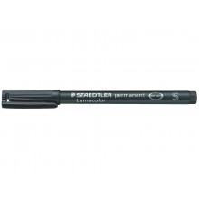 Penna a punta sintetica Staedtler Lumocolor permanent pen 313 S nero 313-9 (Conf.10)