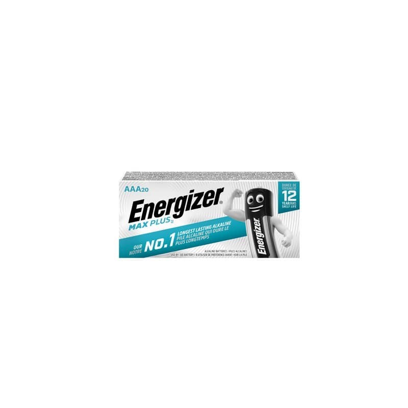 Batterie ENERGIZER Max Plus AAA  conf. da 20 - E301322900
