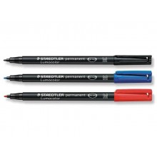 Penna a punta sintetica Staedtler Lumocolor permanent pen 317 M blu 317-3 (Conf.10)