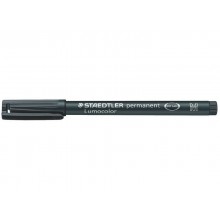 Penna a punta sintetica Staedtler Lumocolor permanent pen 317 M nero 317-9 (Conf.10)