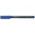Penna a punta sintetica Staedtler Lumocolor permanent pen 318 F blu 318-3 (Conf.10)