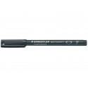 Penna a punta sintetica Staedtler Lumocolor permanent pen 318 F nero 318-9 (Conf.10)