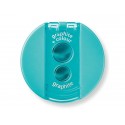 Temperamatite con contenitore Staedtler Noris a 2 fori 512 006 cyan verde Tiffany - 512 006-37