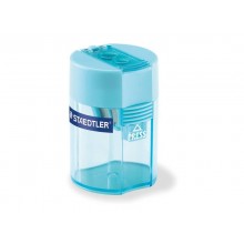 Temperamatite con contenitore Staedtler Noris a 2 fori 512 006 cyan verde Tiffany - 512 006-37