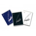 Blocco con punto metallico 70 fogli PIGNA Mont Blanc A4 a fogli bianchi assortiti - 0229121BI (Conf.10)