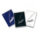 Blocco con punto metallico 70 fogli PIGNA Mont Blanc 8x12 cm a quadretti 5M assortiti - 02291185M (Conf.20)