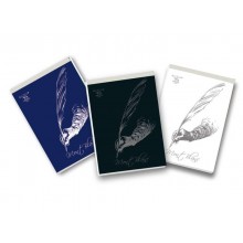 Blocco con punto metallico 70 fogli PIGNA Mont Blanc 8x12 cm a quadretti 5M assortiti - 02291185M (Conf.20)