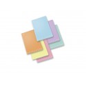 Quaderno 42 fogli PIGNA Monocromo Pastel A4 a quadretti 5M assortiti 02298905M (Conf.9)