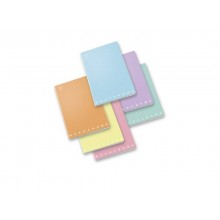 Quaderno 42 fogli PIGNA Monocromo Pastel A4 a quadretti 5M assortiti 02298905M (Conf.9)