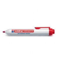 Marcatore permanente edding Retract 11 punta conica 1,5-3 mm rosso E-11 002