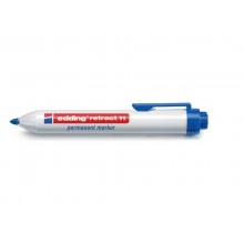 Marcatore permanente edding Retract 11 punta conica 1,5-3 mm blu E-11 003