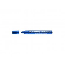 Marcatore permanente edding 2200 C punta scalpello 1-5 mm blu E-2200C 003 (Conf.10)