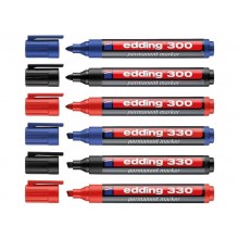 Marcatore permanente edding 300 punta tonda 1,5-3 mm blu E-300 003 (Conf.10)