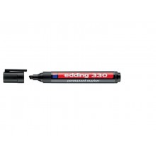 Marcatore permanente edding 330 punta scalpello 1-5 mm nero E-330 001 (Conf.10)