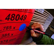 Marcatore permanente edding 330 punta scalpello 1-5 mm rosso E-330 002 (Conf.10)
