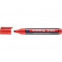 Marcatore permanente edding 330 punta scalpello 1-5 mm rosso E-330 002 (Conf.10)