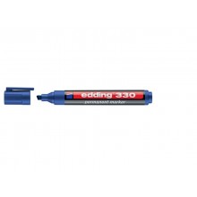 Marcatore permanente edding 330 punta scalpello 1-5 mm blu E-330 003 (Conf.10)
