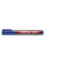 Marcatore permanente edding 330 punta scalpello 1-5 mm blu E-330 003 (Conf.10)