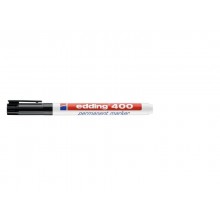 Marcatore permanente edding 400 punta conica 1 mm nero E-400 001 (Conf.10)