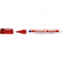 Marcatore permanente edding 400 punta conica 1 mm rosso E-400 002 (Conf.10)