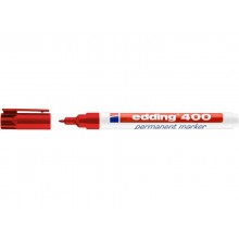Marcatore permanente edding 400 punta conica 1 mm rosso E-400 002 (Conf.10)