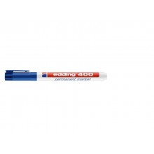 Marcatore permanente edding 400 punta conica 1 mm blu E-400 003 (Conf.10)